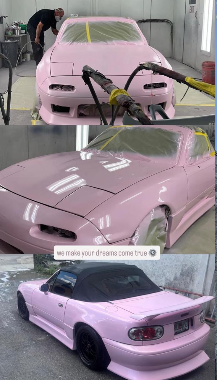 Before and after body work — We make your dreams come true.